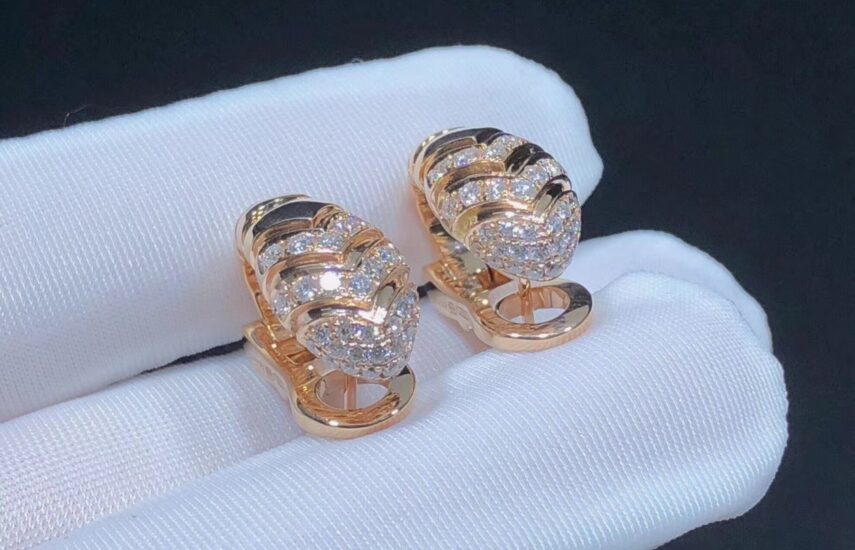 Реплика Серьги Bvlgari Serpenti Tubogas из Китая