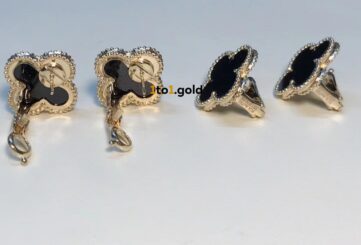 Реплика Vintage Alhambra earrings из Китая