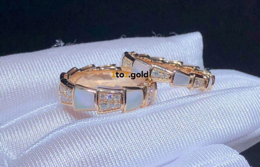 Реплика Bvlgari Serpenti Viper Ring из Китая