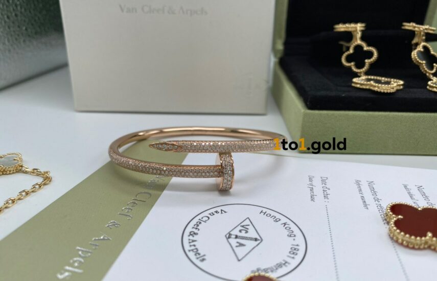 Реплика Juste un Clou bracelet, classic model, diamonds из Китая