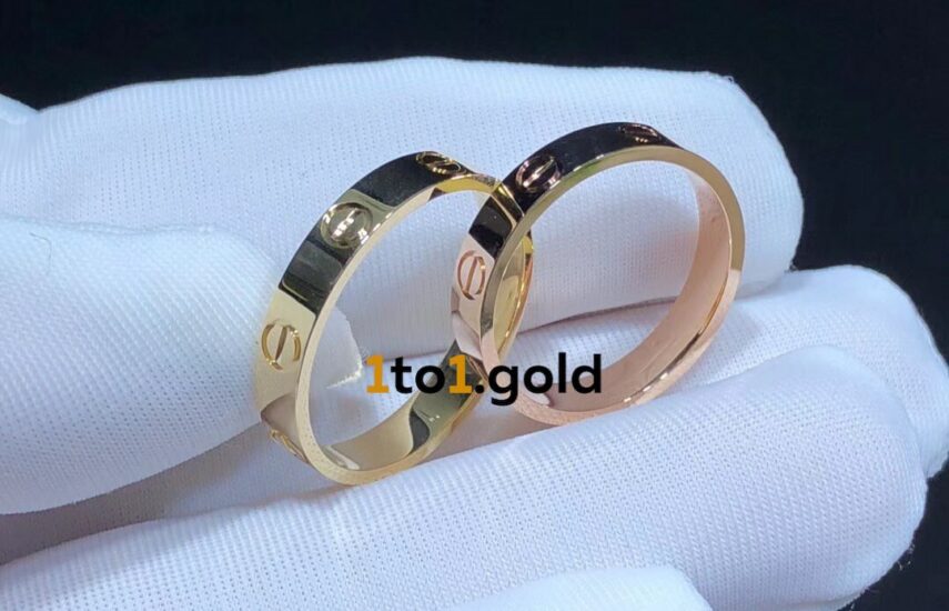 Реплика кольца LOVE wedding band из Китая