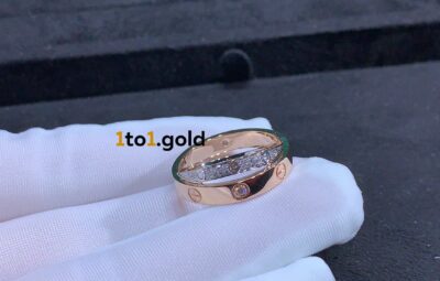 Реплика CARTIER Золотое кольцо из белого золота LOVE из Китая