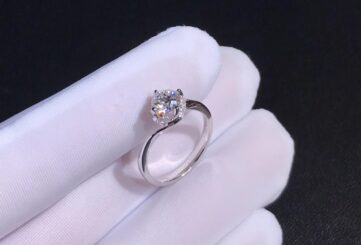 Реплика Оригинальное золотое кольцо с бриллиантом 1.00ct Chimento из Китая