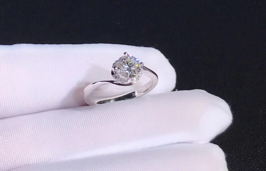 Реплика Оригинальное золотое кольцо с бриллиантом 1.00ct Chimento из Китая