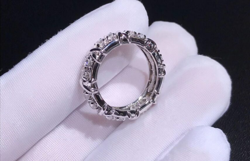 Реплика Кольцо из платины с бриллиантами из Китая