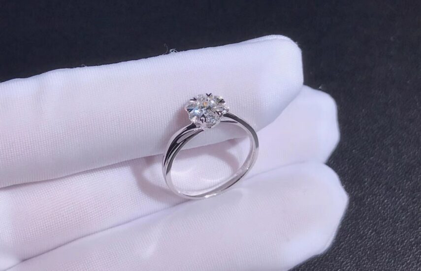 Реплика Кольцо Tiffany 0,50ct из Китая