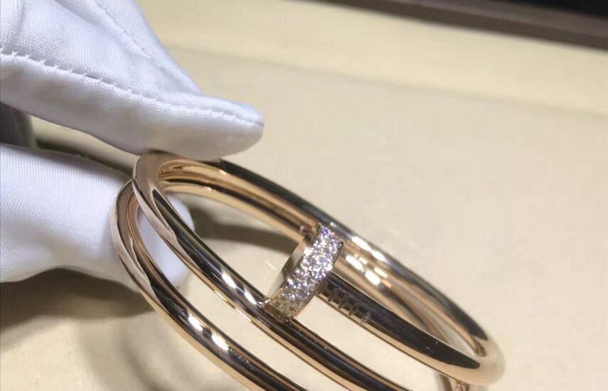 Реплика Juste un Clou bracelet, double, diamonds из Китая