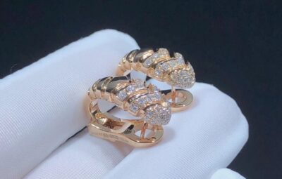 Реплика Серьги Bvlgari Serpenti Tubogas из Китая