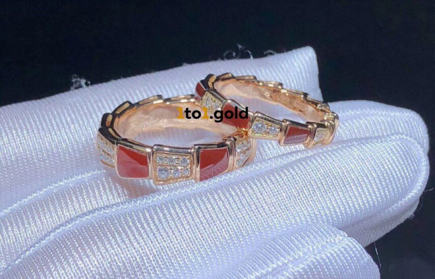 Реплика Bvlgari Serpenti Viper Ring из Китая