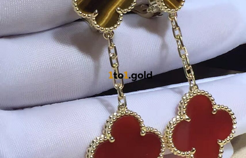 Реплика Серьги Magic Alhambra, 2 мотива из Китая