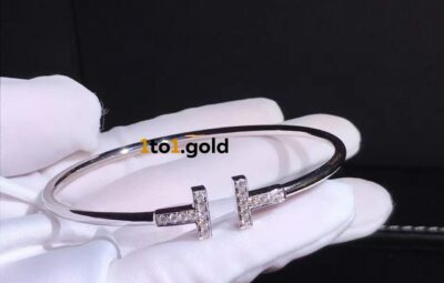 Реплика Tiffany T Diamond Wire Bracelet из Китая