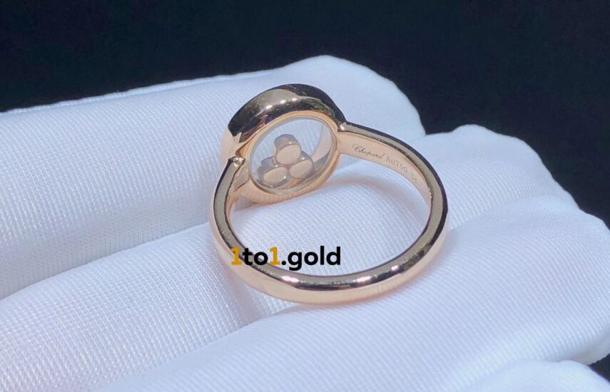 Реплика Кольцо Chopard Happy Diamonds Icons Round из Китая