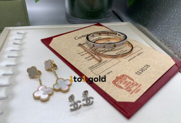 Реплика LOVE bracelet, Magic Alhambra earrings, Chanel earrings из Китая