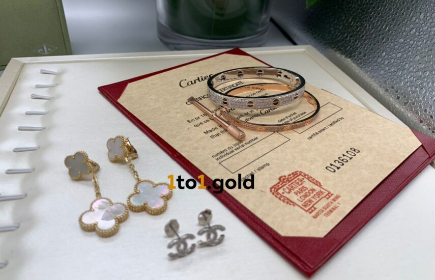 Реплика LOVE bracelet, Magic Alhambra earrings, Chanel earrings из Китая