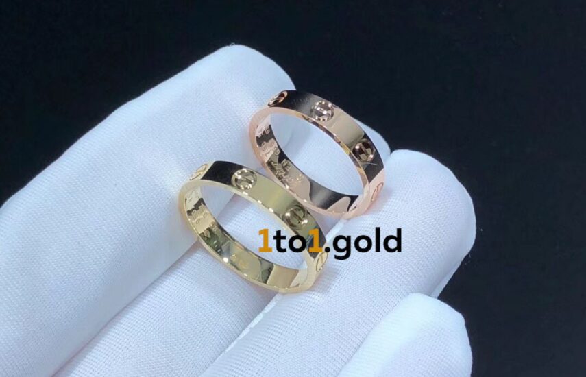 Реплика кольца LOVE wedding band из Китая