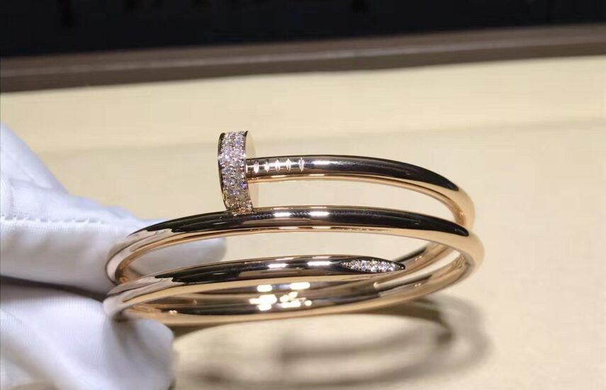 Реплика Juste un Clou bracelet, double, diamonds из Китая