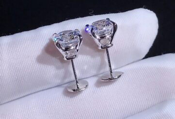 Реплика Пусеты Tiffany & Co. Solitaire с бриллиантами из Китая