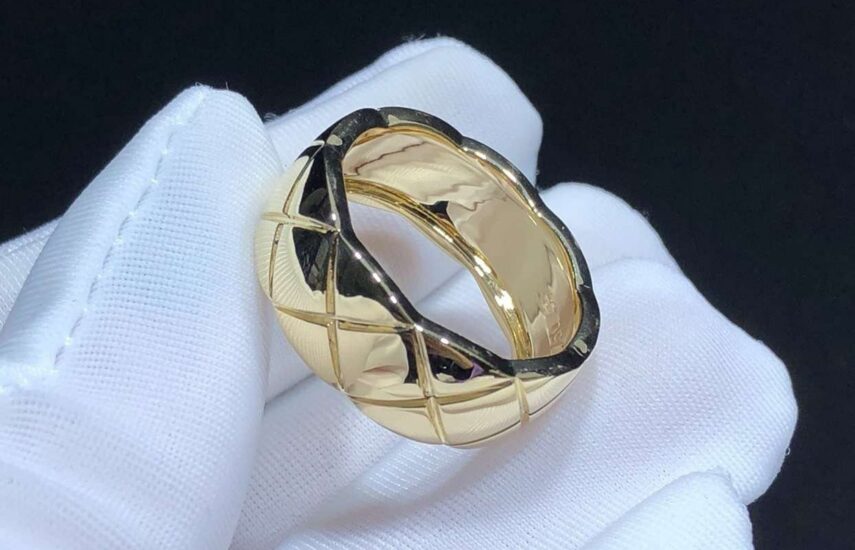 Реплика кольца Chanel Coco Crush Ring Gold из Китая