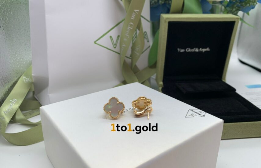 Реплика Серьги Vintage Alhambra из Китая