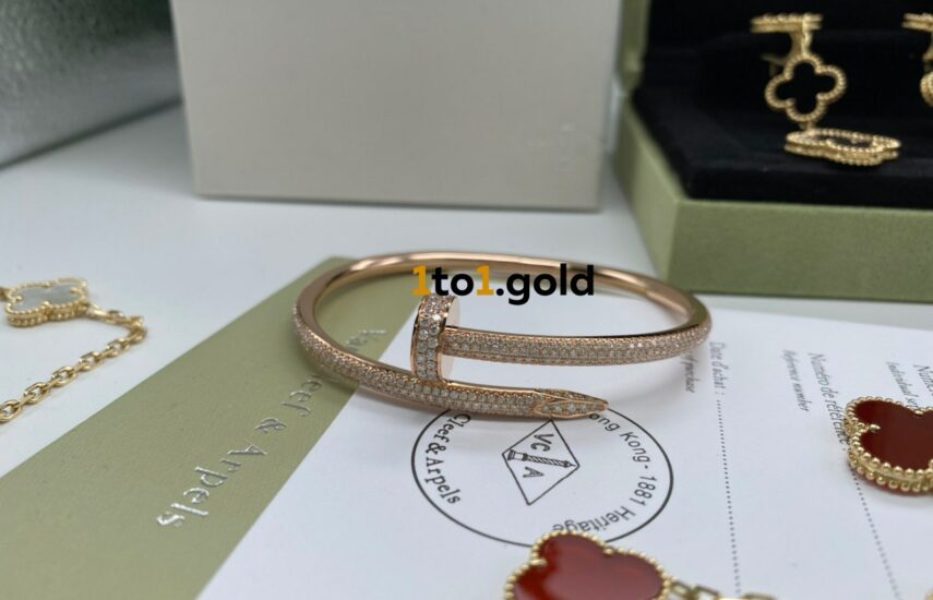 Реплика Juste un Clou bracelet, classic model, diamonds из Китая