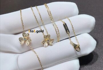 Реплика Van Cleef & Arpels Vintage Alhambra Lapis Lazuli Yellow Gold 1 Motif Bracelet из Китая