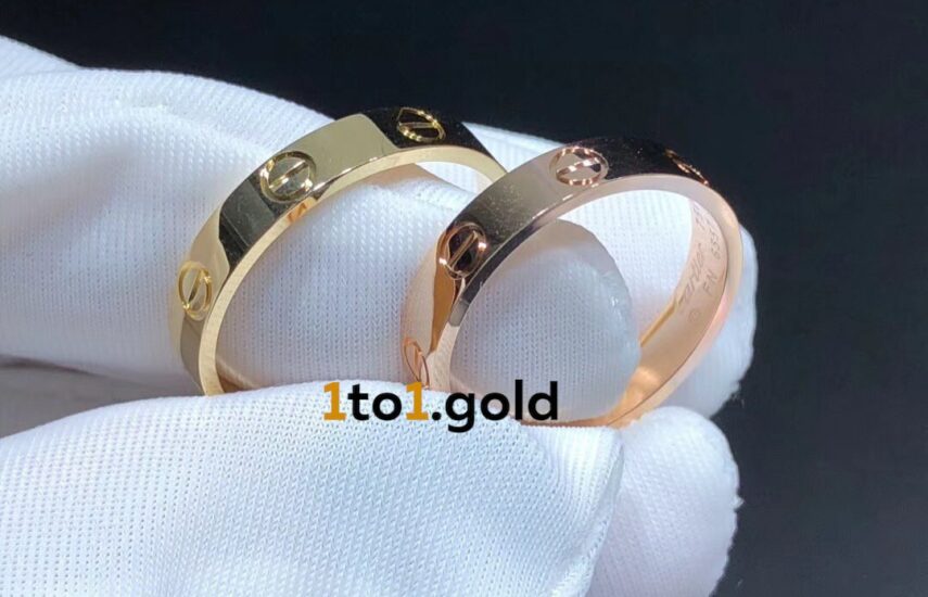 Реплика кольца LOVE wedding band из Китая