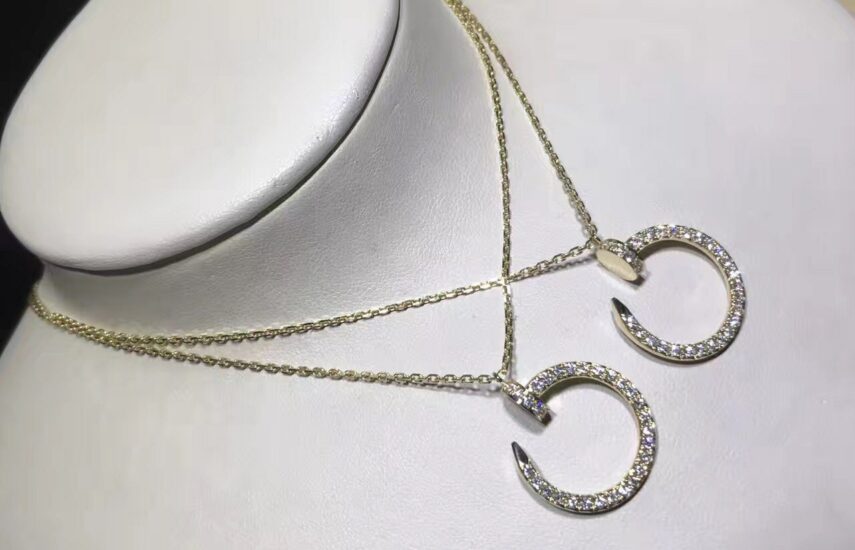 Реплика Колье Cartier Juste un Clou pendant, diamonds из Китая