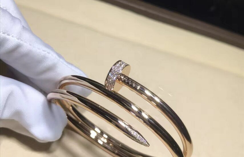 Реплика Juste un Clou bracelet, double, diamonds из Китая