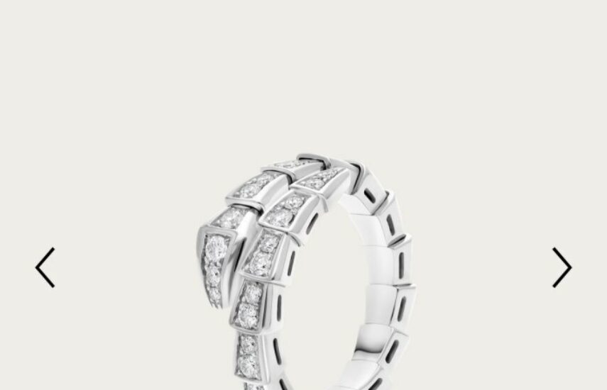 Реплика кольца Bvlgari SERPENTI RING из Китая
