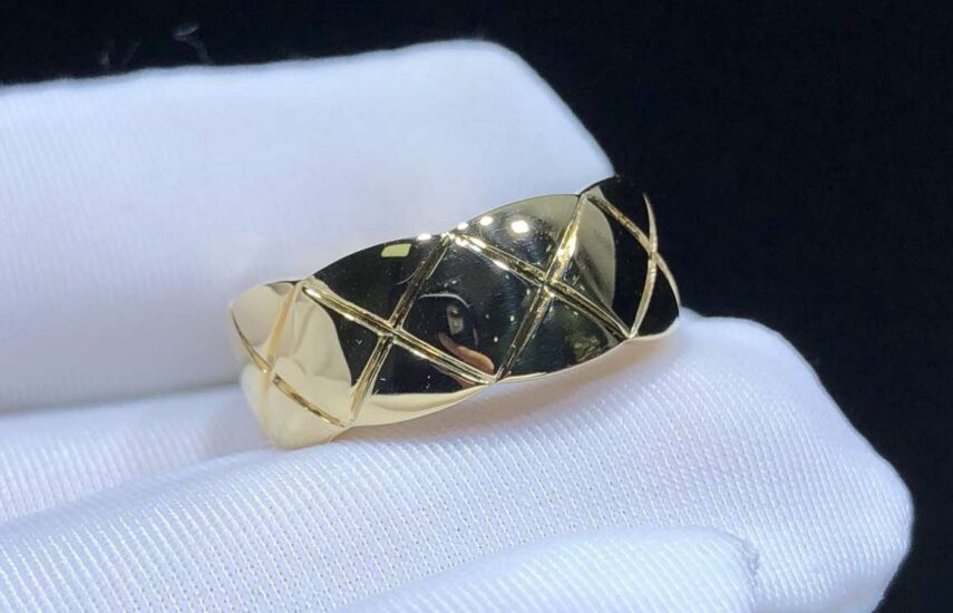 Реплика кольца Chanel Coco Crush Ring Gold из Китая