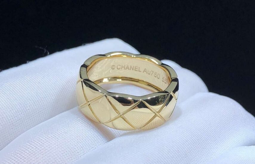Реплика кольца Chanel Coco Crush Ring Gold из Китая