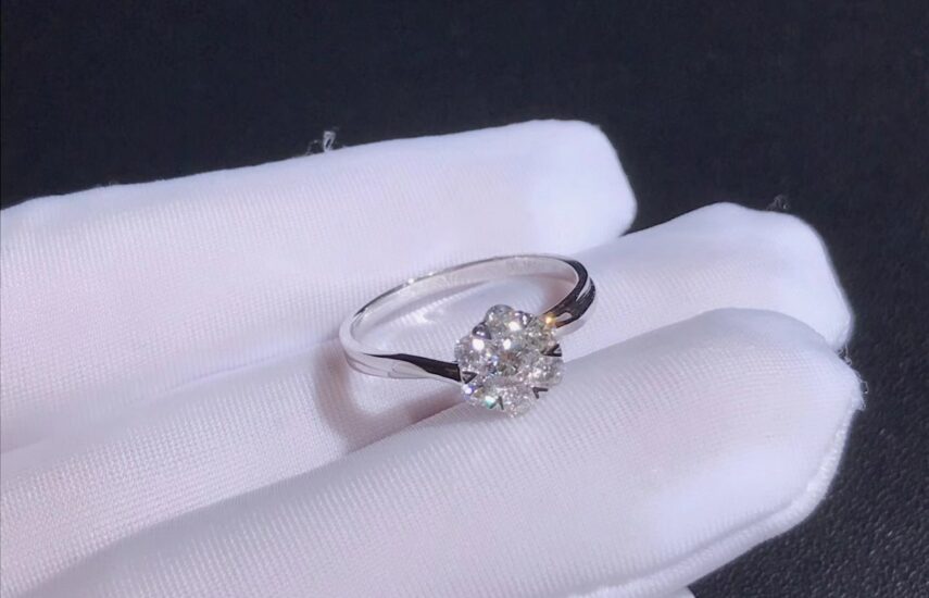 Реплика Кольцо Tiffany 0,50ct из Китая