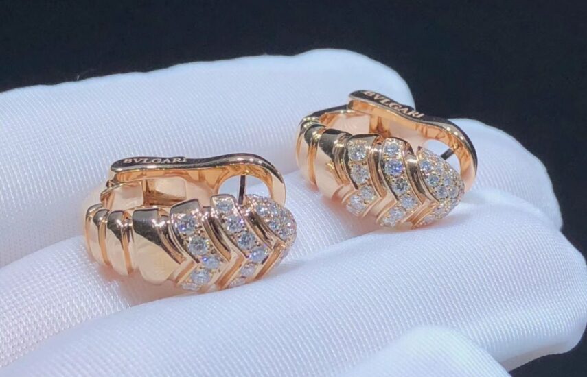 Реплика Серьги Bvlgari Serpenti Tubogas из Китая