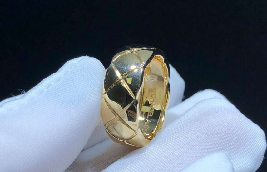Реплика кольца Chanel Coco Crush Ring Gold из Китая