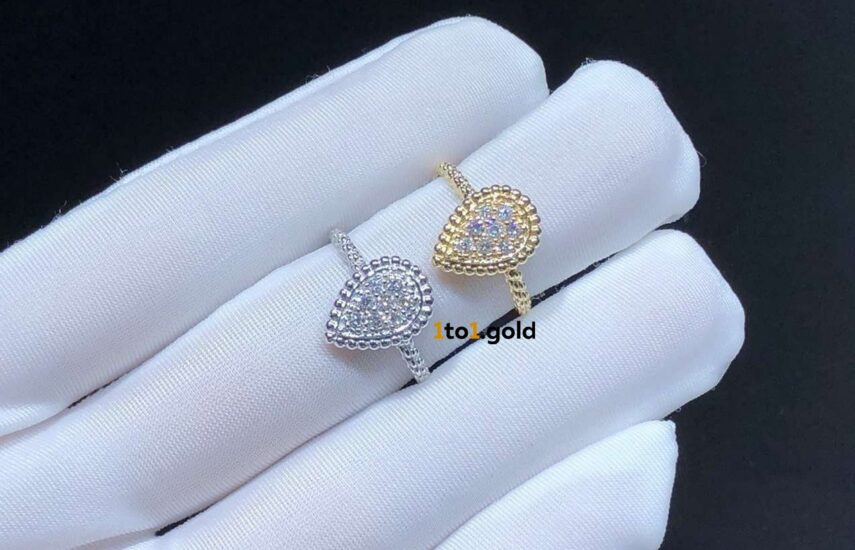 Реплика Serpent Boheme Ring s motif yellow/white gold из Китая