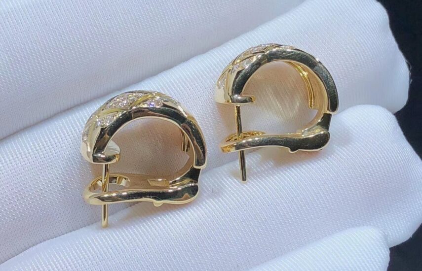 Реплика Серьги Coco Crush Золото Beige из Китая