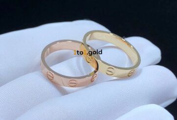 Реплика кольца LOVE wedding band из Китая
